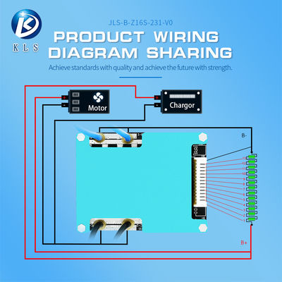 Lifepo4 Lithium Battery BMS Protection Board 6s-16s 20a-60a & 20v-60v For E Bicycles