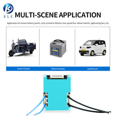 Sodium Ion Lifepo4 NMC Battery BMS 6S-16S 20A-60A With Balance / Common Port