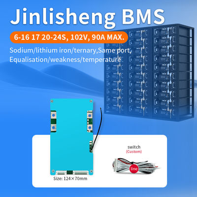 Battery Management System 6-24S 80A High Voltage 48v 100ah 3kw 5kw Lithium Lifepo4 Bms