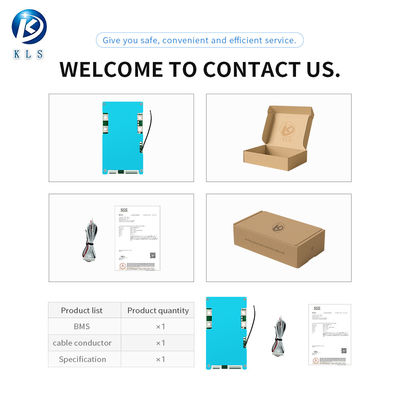 KLS hardware bms 6S 16S 17S 20S 24S 10A 20A 40A 50A 60A 80A Li-ion lifepo4 battery 16S 52A battery management system