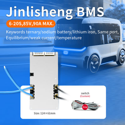 LiFePO4 Battery BMS 3.2V 9S 10S 11S 70A 80A 90A 30A 42v 13S For Electric Motorcycle