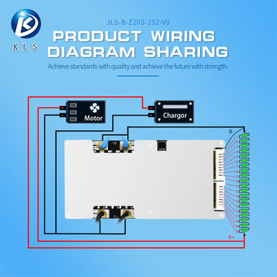 LiFePO4 Battery BMS 3.2V 9S 10S 11S 70A 80A 90A 30A 42v 13S For Electric Motorcycle