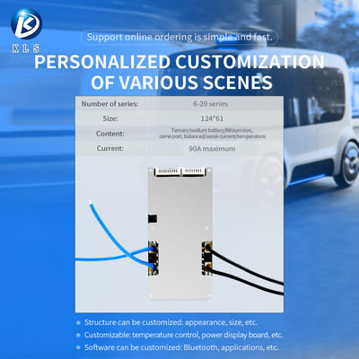 LiFePO4 Battery BMS 3.2V 9S 10S 11S 70A 80A 90A 30A 42v 13S For Electric Motorcycle