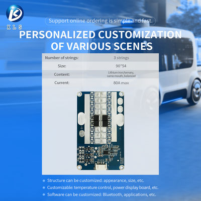 KLS Solar Street Light Factory's Balance Bms: 3s 12v Common Port Lifepo4 Battery Management System