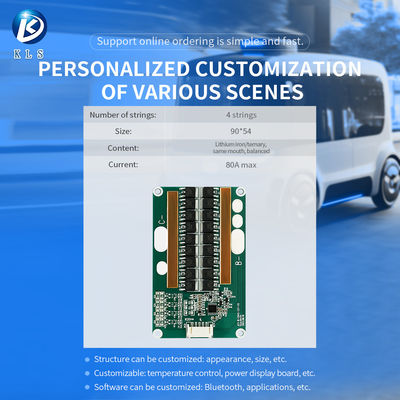 Lfp Bms For Ev Electric Scooter & E-Bike 4S 12V 10A-15A Lifepo4 Bms For Solar Storage