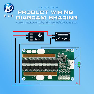 Lfp Bms For Ev Electric Scooter & E-Bike 4S 12V 10A-15A Lifepo4 Bms For Solar Storage