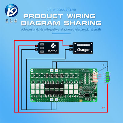 KLS Balance BMS: Ideal for 3S-5S LiFePO4 in Electric Motorcycles, with 10A-30A Capacities and Lithium Battery Temp Sensor