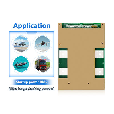Car Starting Lithium Ion LifePO4 LTO Battery Bms Board 4S - 12S 12V - 24V 100A