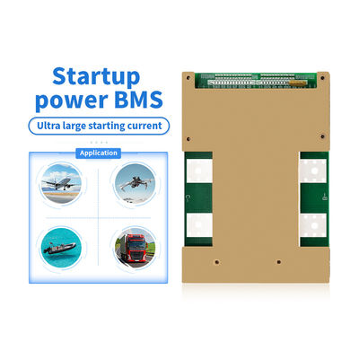 8S-16S Lifepo4 Bms Board With 24V-60V 100A Common Port Switch and Temperature Sensor