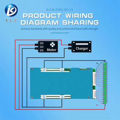 16S 20S 24S LiFePO4 Battery BMS for Electrical Bike Lithium Ion Battery Pack BMS Board