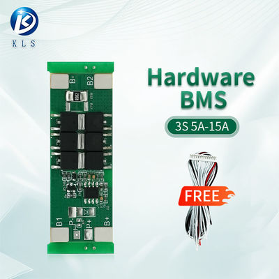 1.6mm Thick 3S 5A-15A Power Tool BMS , Battery Management System For Lifepo4 Battery