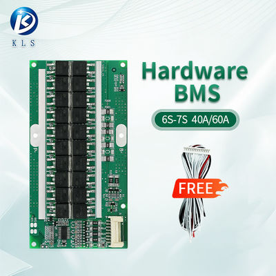 6S 7S 40A 60A BMS Lithium Battery Management System In Power Tools And Sweeping Machines