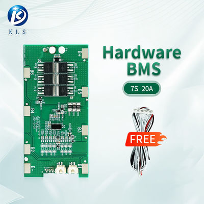 KLS 7S 24V 20A Li-Ion BMS With Balance For NMC Battery Power Packs Circuit Protection